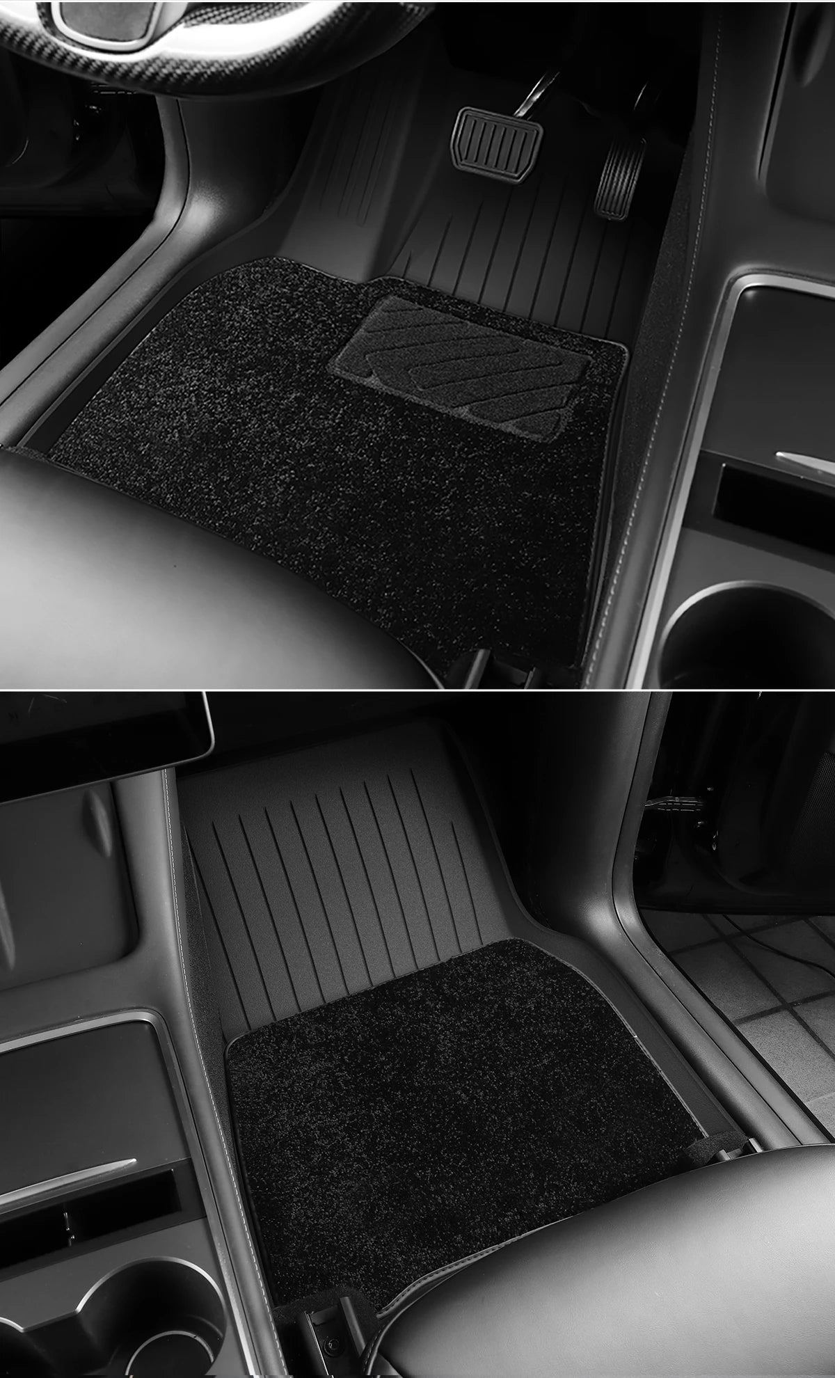 TPE All-Season Floor Mats for Tesla Model 3 2021-2023