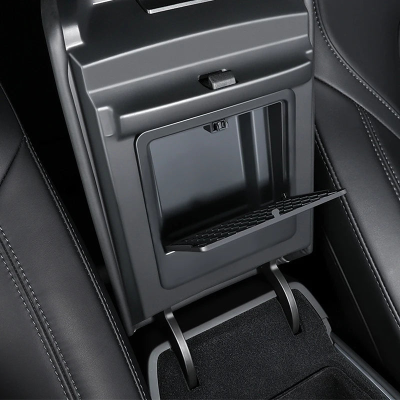 Magnetic Hidden Armrest Storage Box for Tesla Model 3 (2017-2023) & Model Y (2020-2024)