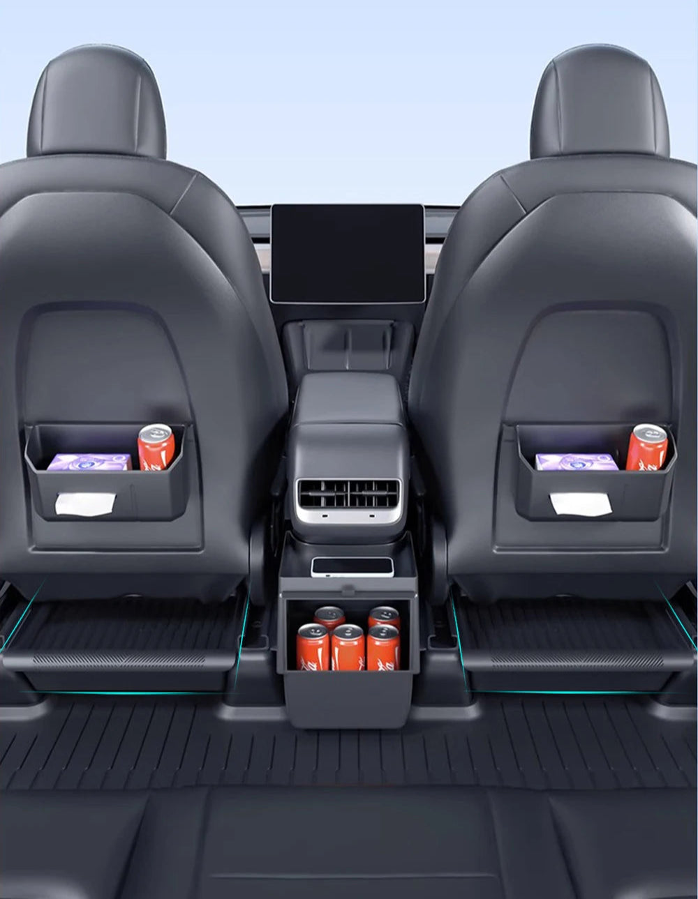 Under Seat Storage Box - TPE for Model Y 2020-2024