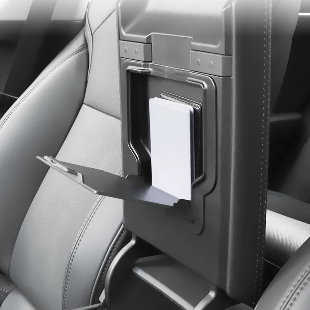 Magnetic Hidden Armrest Storage Box for Tesla Model 3 Highland & Model Y Juniper