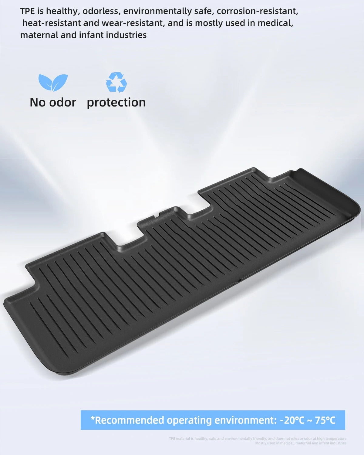 TPE All-Season Floor Mats for Tesla Model 3 2021-2023