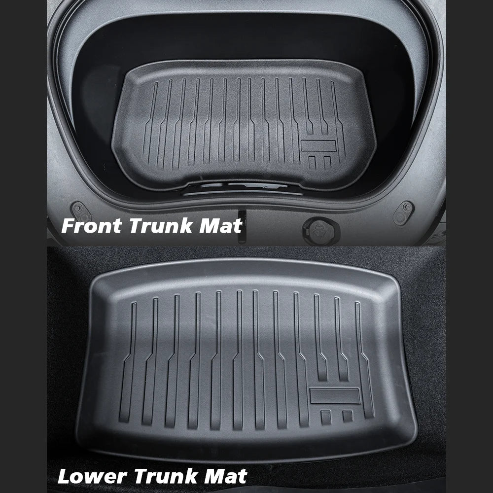 Premium TPE Trunk & Frunk Mats for Tesla Model Y Juniper