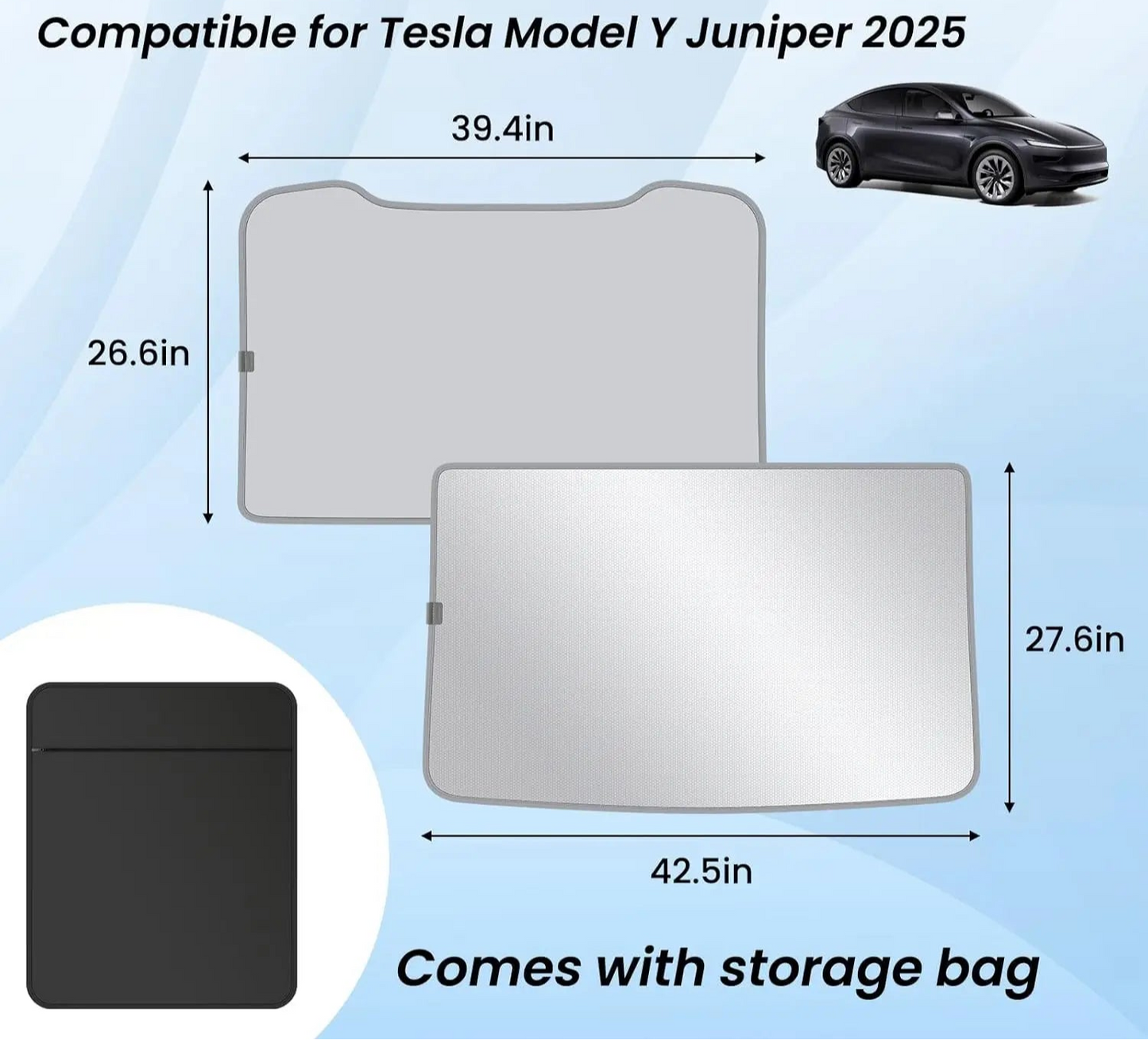 Sunroof Shade for Tesla Model Y Juniper