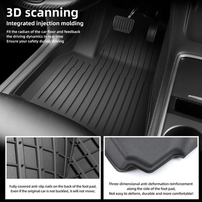 TPE All-Season Floor Mats for Tesla Model 3 2021-2023
