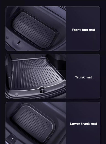 Premium TPE Trunk & Frunk Mats for Tesla Model Y Juniper