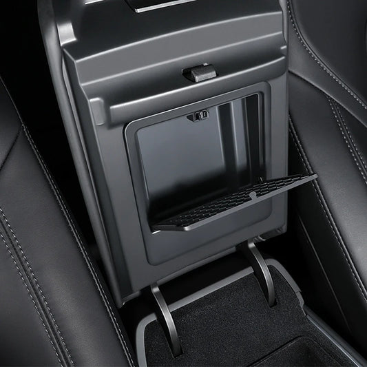 Magnetic Hidden Armrest Storage Box for Tesla Model 3 (2017-2023) & Model Y (2020-2024)