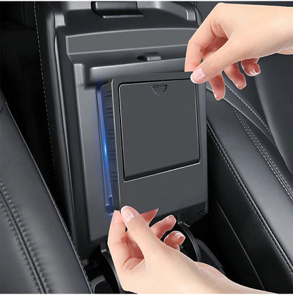 Magnetic Hidden Armrest Storage Box for Tesla Model 3 (2017-2023) & Model Y (2020-2024)