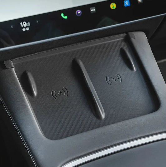 Non-Slip Wireless Charging Pad for Tesla Model 3 (2017-2023) & Model Y (2020-2024)